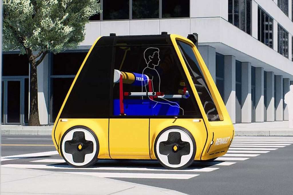 auto elettrica ikea hoga vista laterale e anteriore