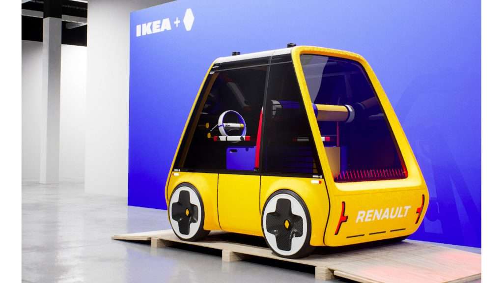 auto elettrica ikea hoga vista posteriore