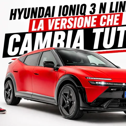 Copertina del video dedicato alla Hyundai IONIQ 3 N Line, alle batterie e agli interni modulari
