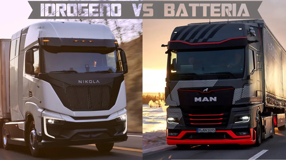 idrogeno vs batteria? camion a confronto
