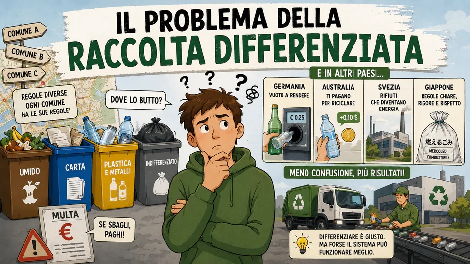 Il problema della raccolta differenziata