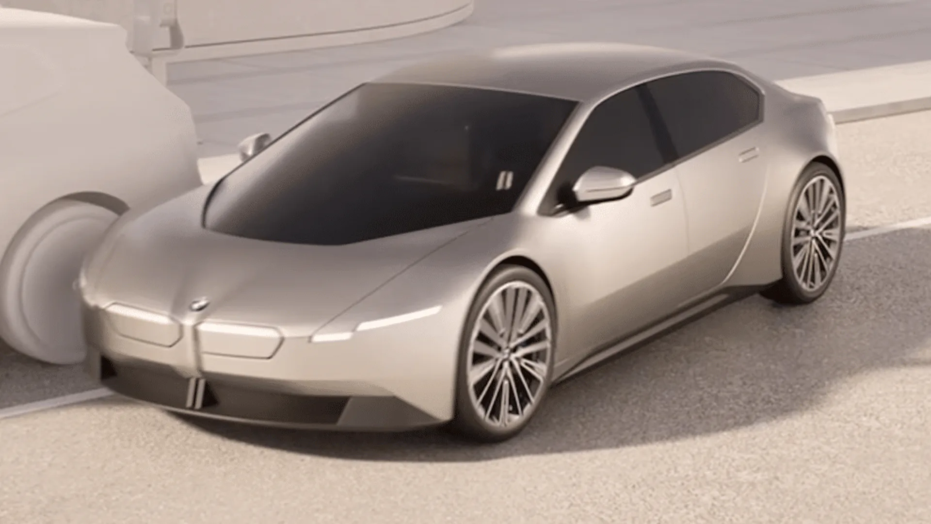BMW mostra berlina elettrica inedita nei suoi video