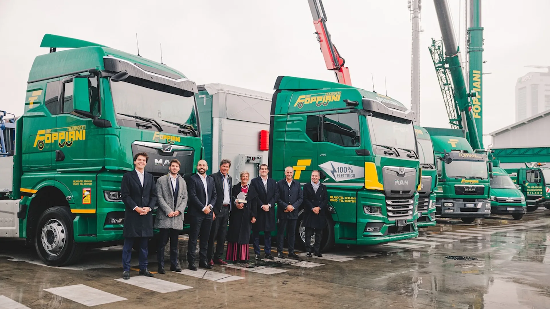 Ai Fratelli Foppiani i nuovi camion elettrici MAN eTGX