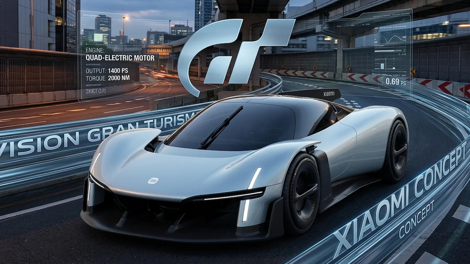 Xiaomi Vision GT: la supercar elettrica per Gran Turismo