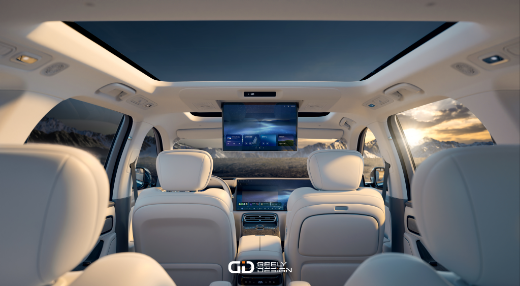 Interni  Geely Galaxy M9 | Elettronauti.it