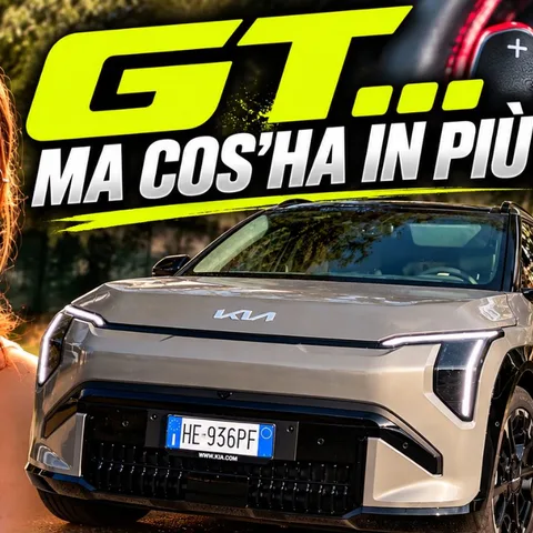 Copertina del video dedicato alla prova della Kia EV3 GT e al funzionamento del cambio virtuale