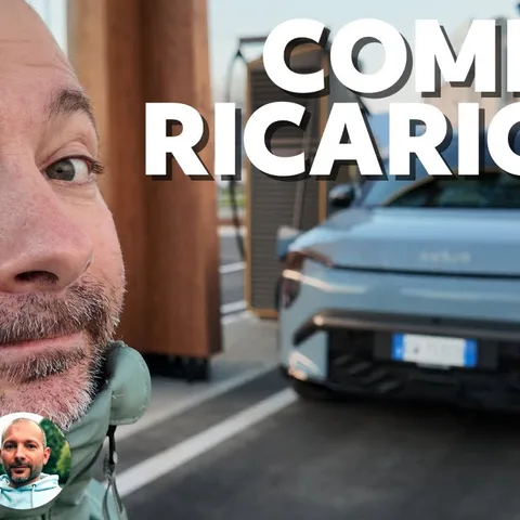 Copertina del video dedicato alla prova di ricarica rapida della Kia EV3 dal 6 al 100%