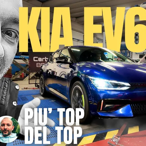 Copertina del test al banco della Kia EV6 GT dedicato alla misurazione di potenza e coppia