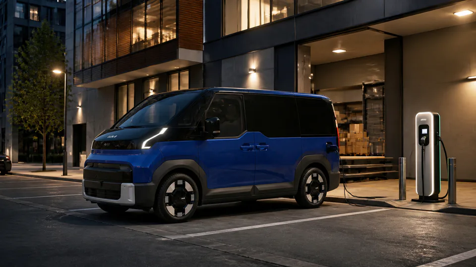 Il nuovo furgone elettrico Kia PV7 atteso al debutto all’IAA Transportation 2026