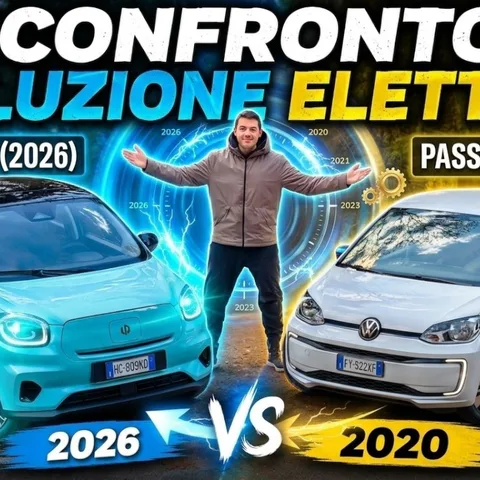 Copertina del confronto sull'evoluzione elettrica tra Leapmotor T03 e Volkswagen e-Up!