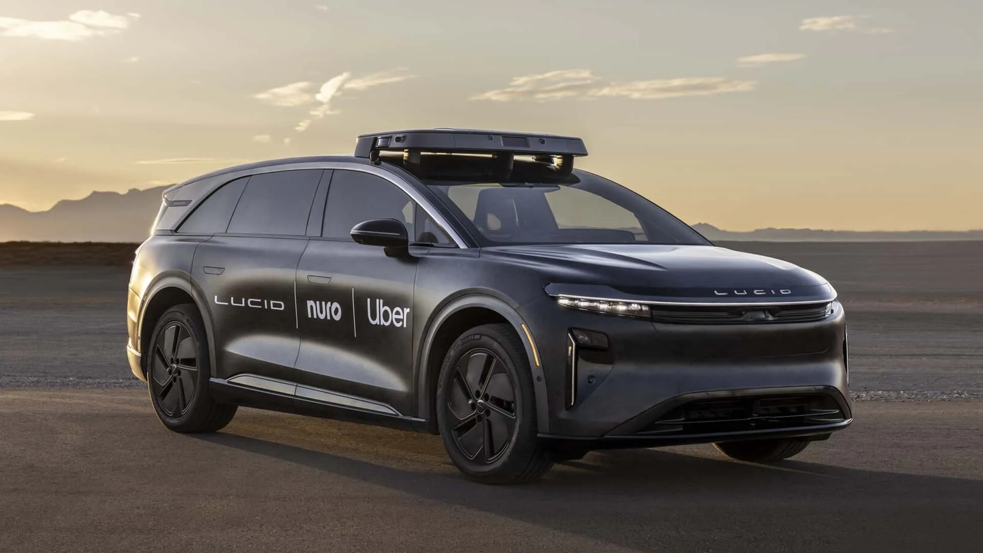 Lucid Gravity versione robotaxi uber
