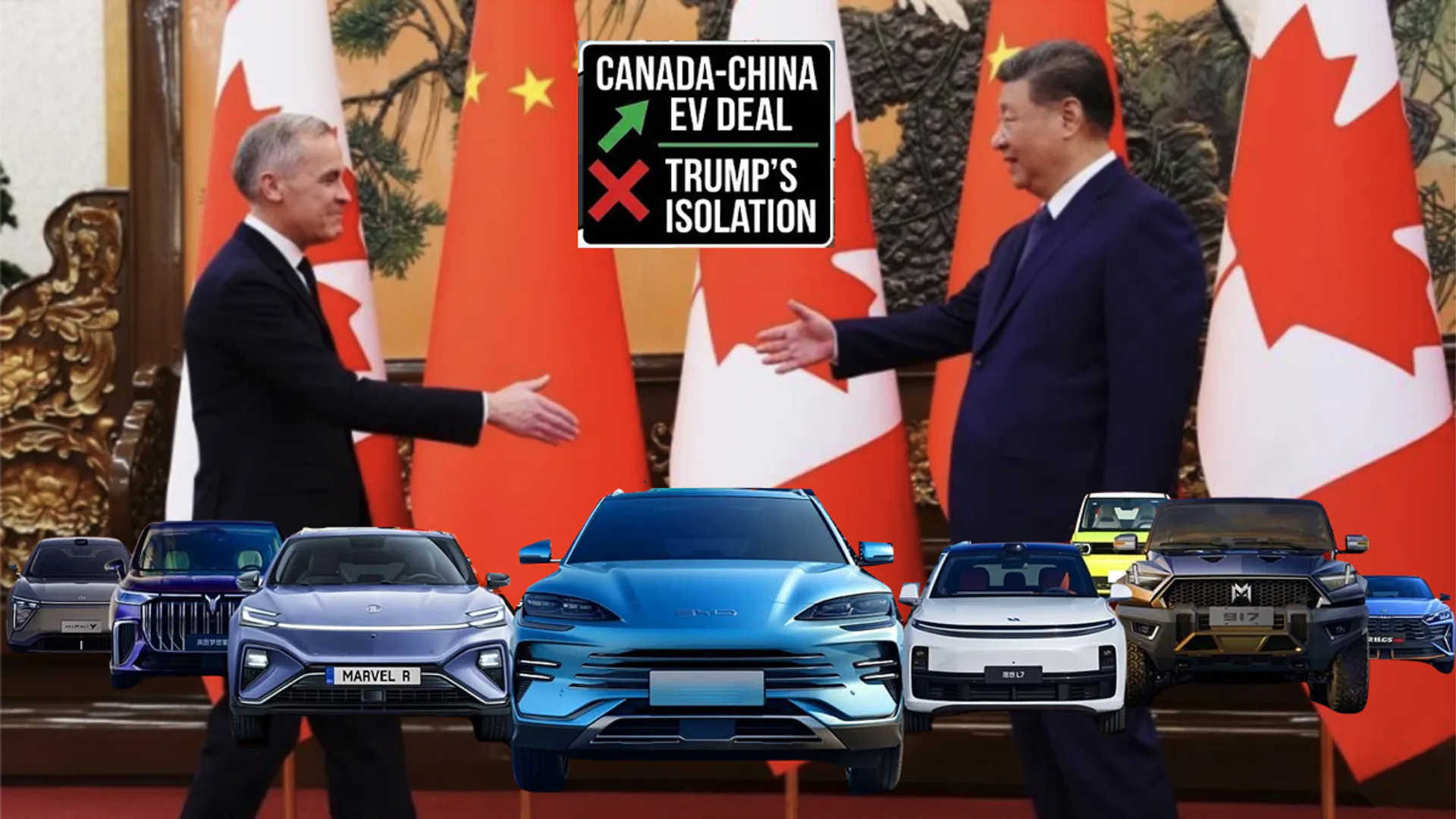 Canada e Cina verso l’intesa sui dazi EV