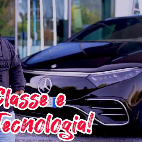 Copertina del video dedicato alla prova della Mercedes-Benz EQS, ammiraglia elettrica ad alta autonomia