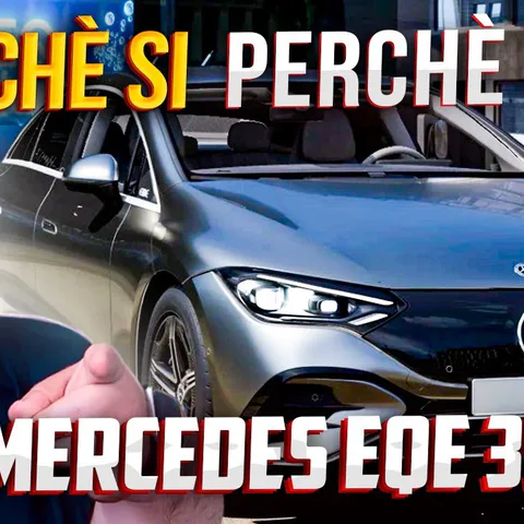 Copertina del video dedicato ad autonomia, ricarica, comfort e limiti della Mercedes-Benz EQE 350 Plus
