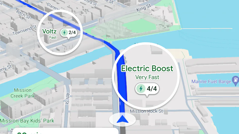 Nuove funzioni per la ricarica dei veicoli elettrici sono in arrivo su Google Maps