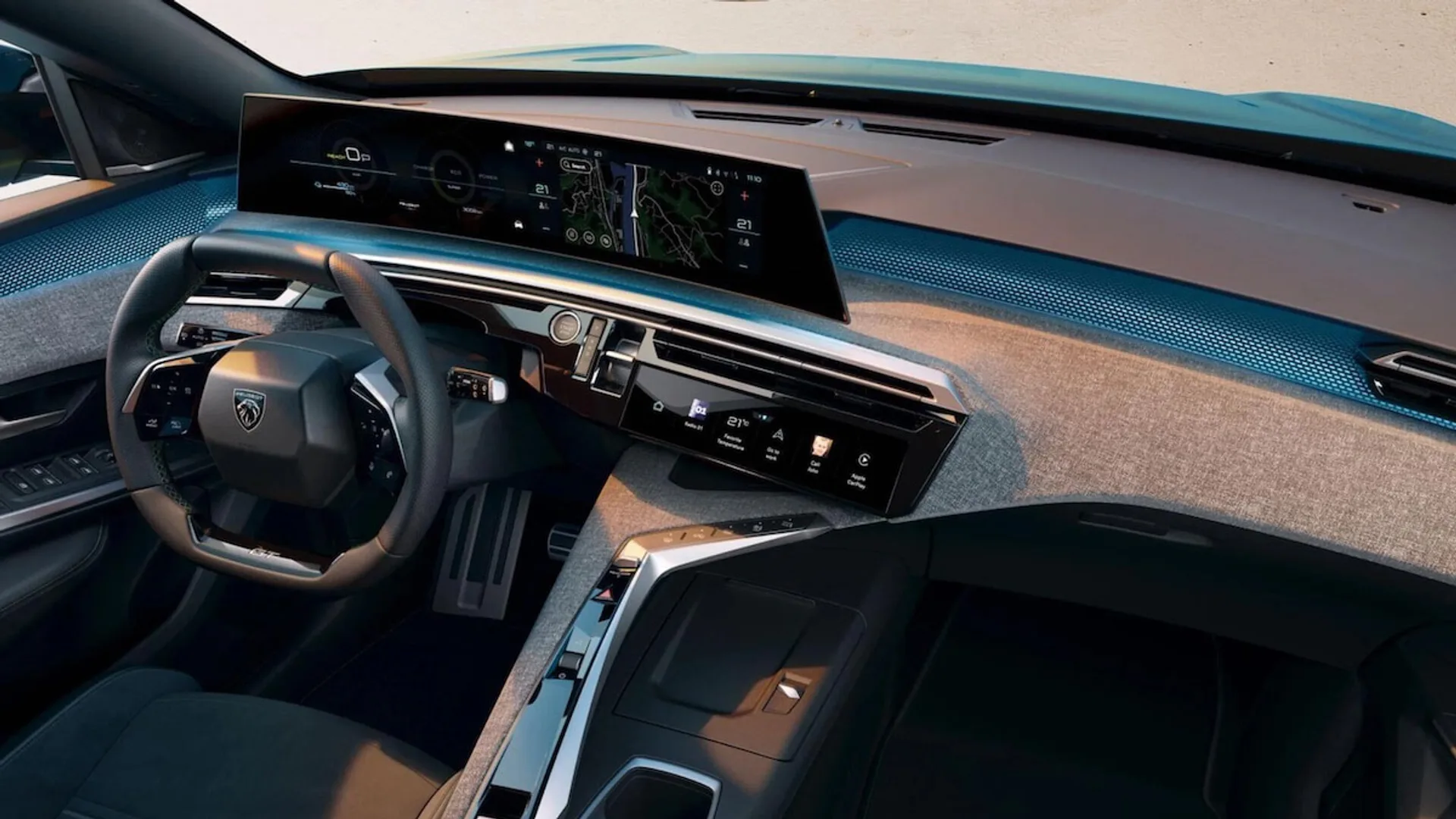 Peugeot rivela il cockpit della nuova e-3008 - 2024