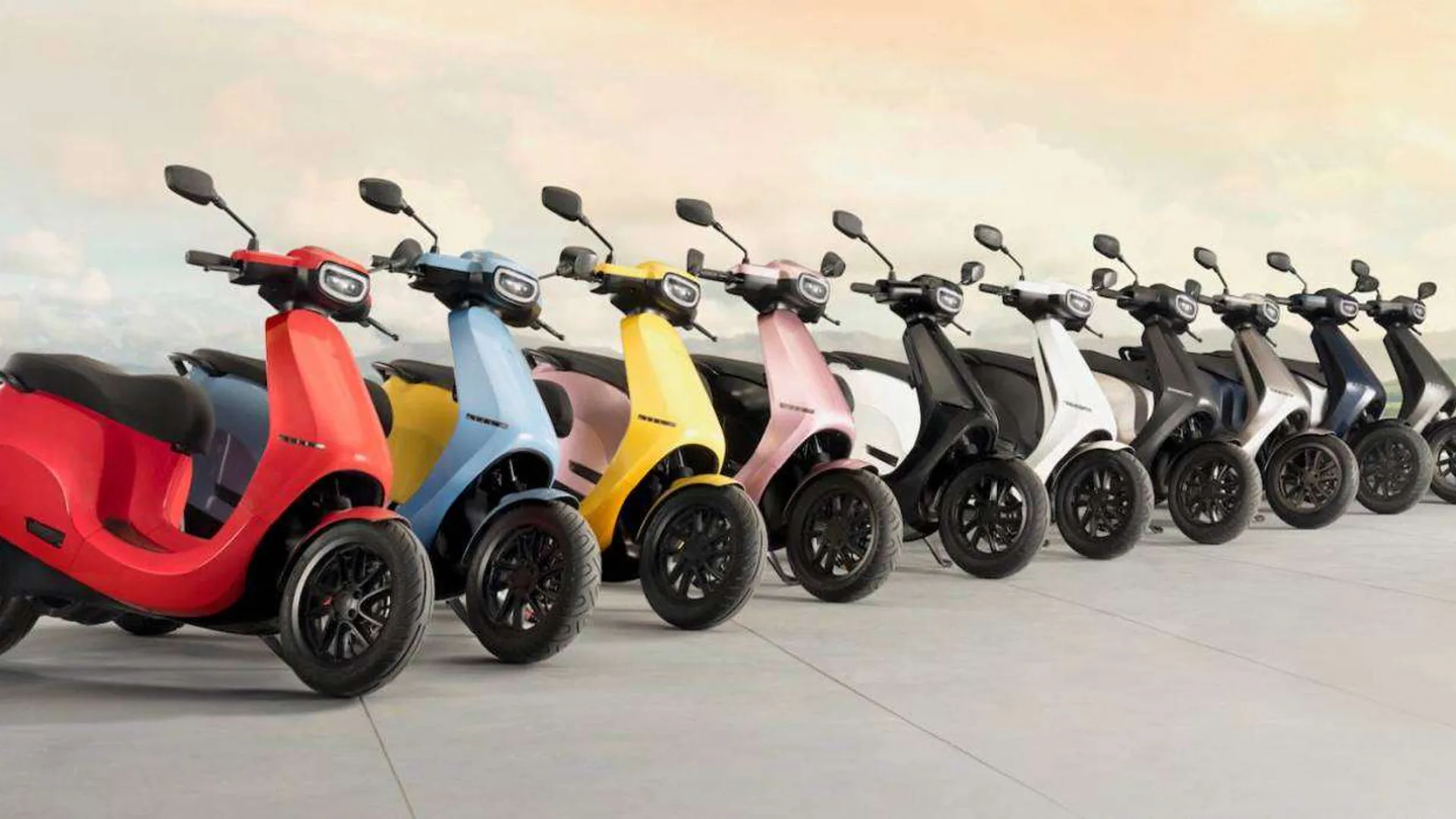 ola scooter parcheggiati