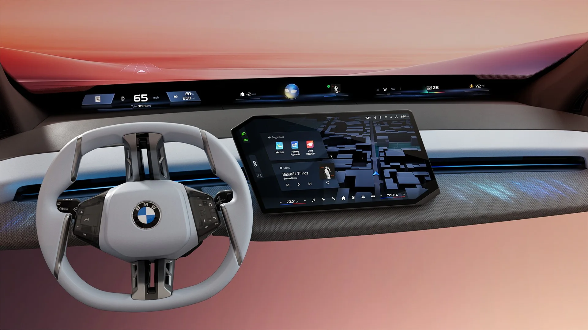 BMW Svela il Futuro della Guida con il Nuovo Panoramic iDrive al CES 2025