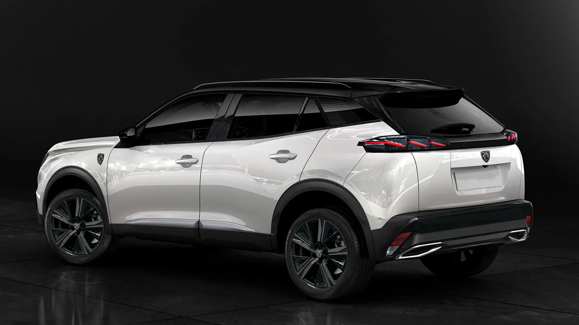 Peugeot e-2008 restyling 2023 Posteriore