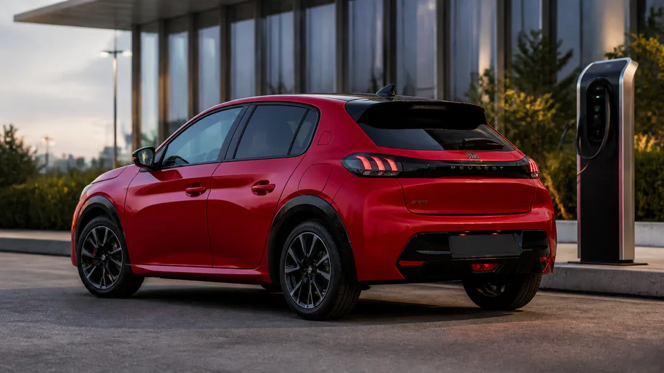 Peugeot e-208 GTi elettrica ad alte prestazioni con motore da 281 CV e differenziale Torsen