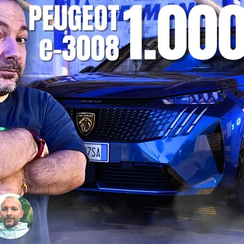 Copertina del video dedicato alla prova autostradale di 1.156 km della Peugeot e-3008