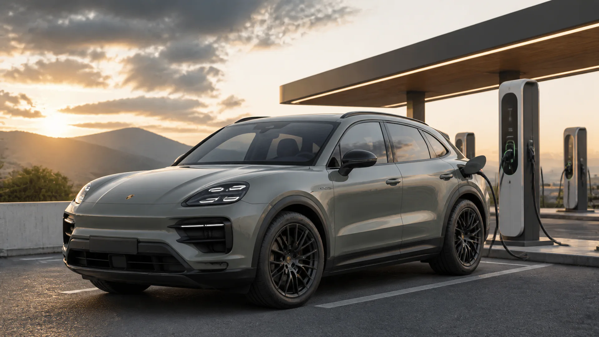 Immagine di copertina della Flash News dedicata alla Porsche Cayenne Turbo Electric