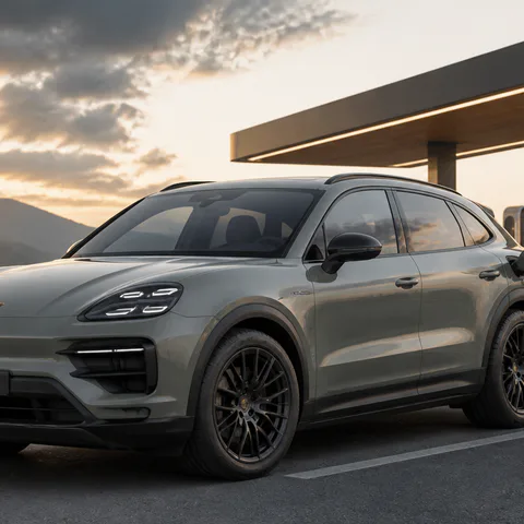Immagine di copertina della Flash News dedicata alla Porsche Cayenne Turbo Electric
