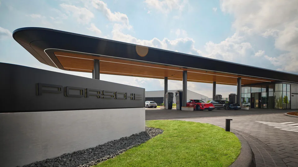 porsche charging station