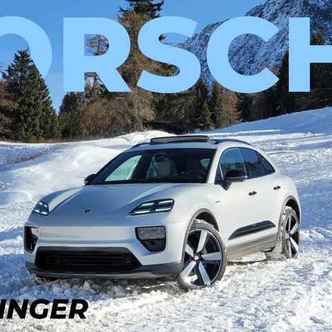 Copertina del video dedicato alla prova della Porsche Macan 4 completamente elettrica