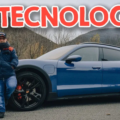 Copertina del video dedicato alla tecnologia di bordo della Porsche Taycan Cross Turismo