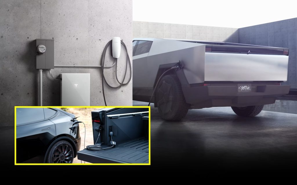 Un Cybertruck fornisce elettricità per rifornimenti ICE  | Elettronauti.it