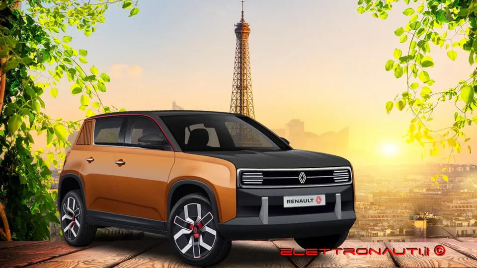 R4 Renault e torre Eiffel