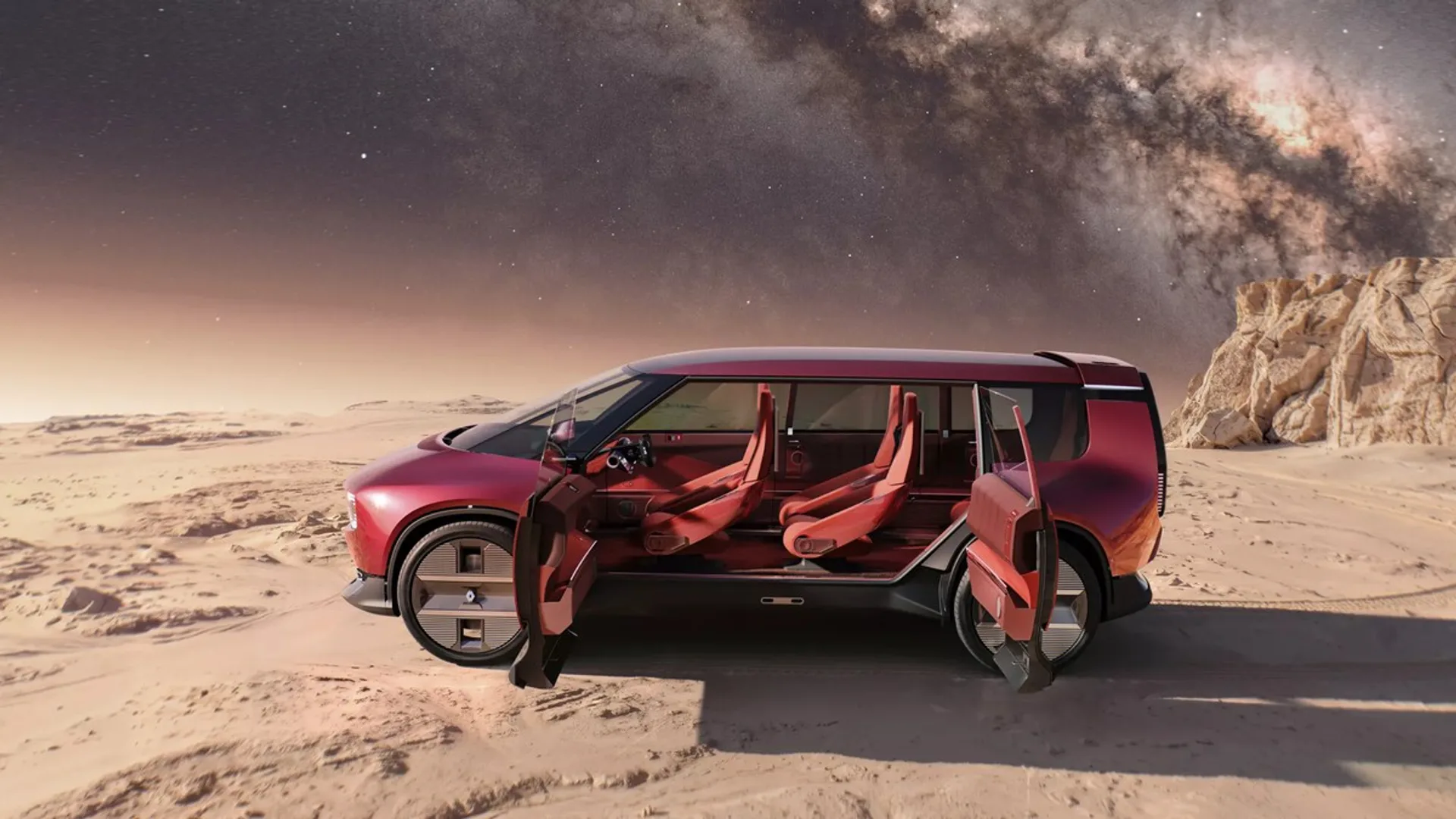 Renault E-Space Concept: la monovolume elettrica a Parigi
