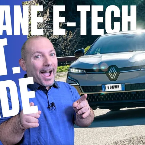 Copertina del video dedicato a batterie, ricarica e caratteristiche della Renault Megane E-Tech