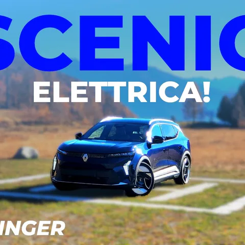 Copertina del video dedicato alla prova su strada della Renault Scenic E-Tech elettrica