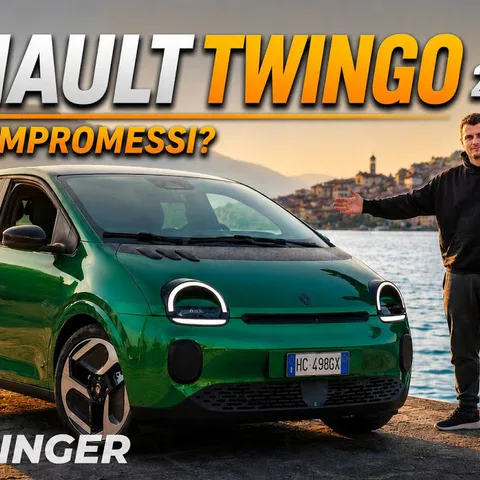 Copertina del video dedicato alla prova della Renault Twingo elettrica 2026