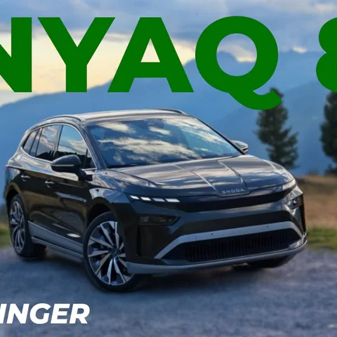 Copertina del video dedicato alla prova della Skoda Enyaq 85 restyling con motore APP550