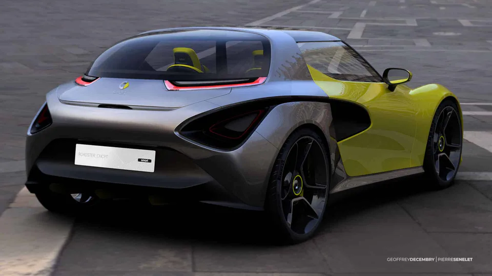 Smart Roadster Elettrica Posteriore