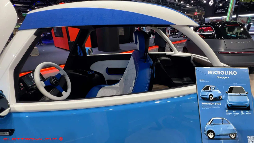 Microlino Spiaggina - Presentata al Salone dell'auto di Parigi