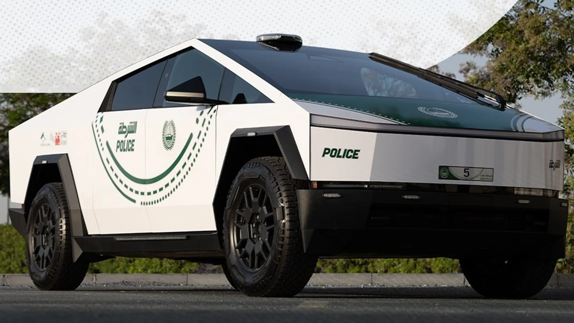 Dubai Police Tesla Cybertruck