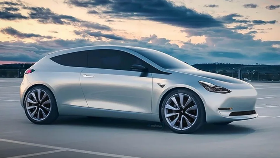 Tesla Model 2 Render Laterale