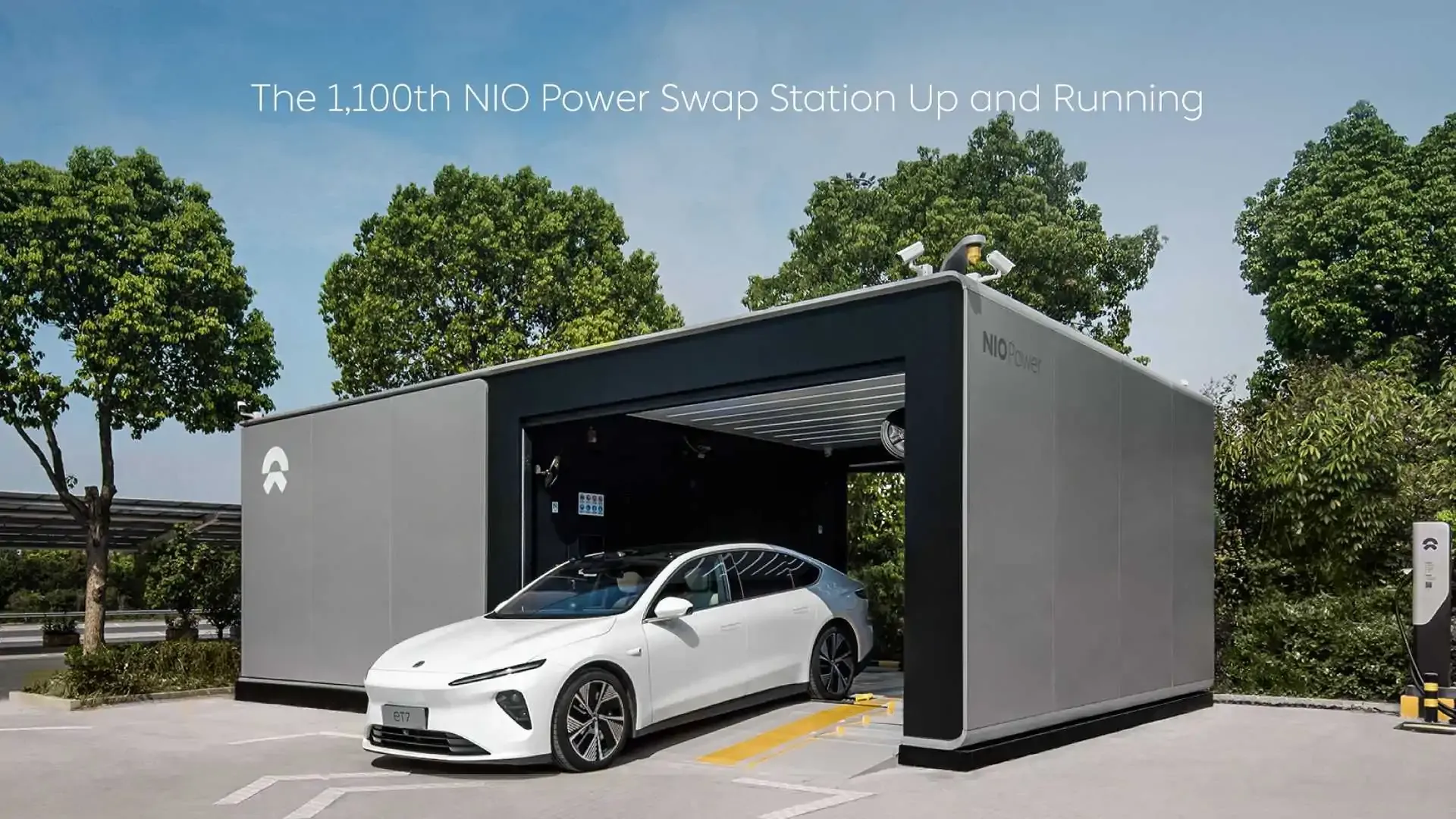 NIO battery swap stations