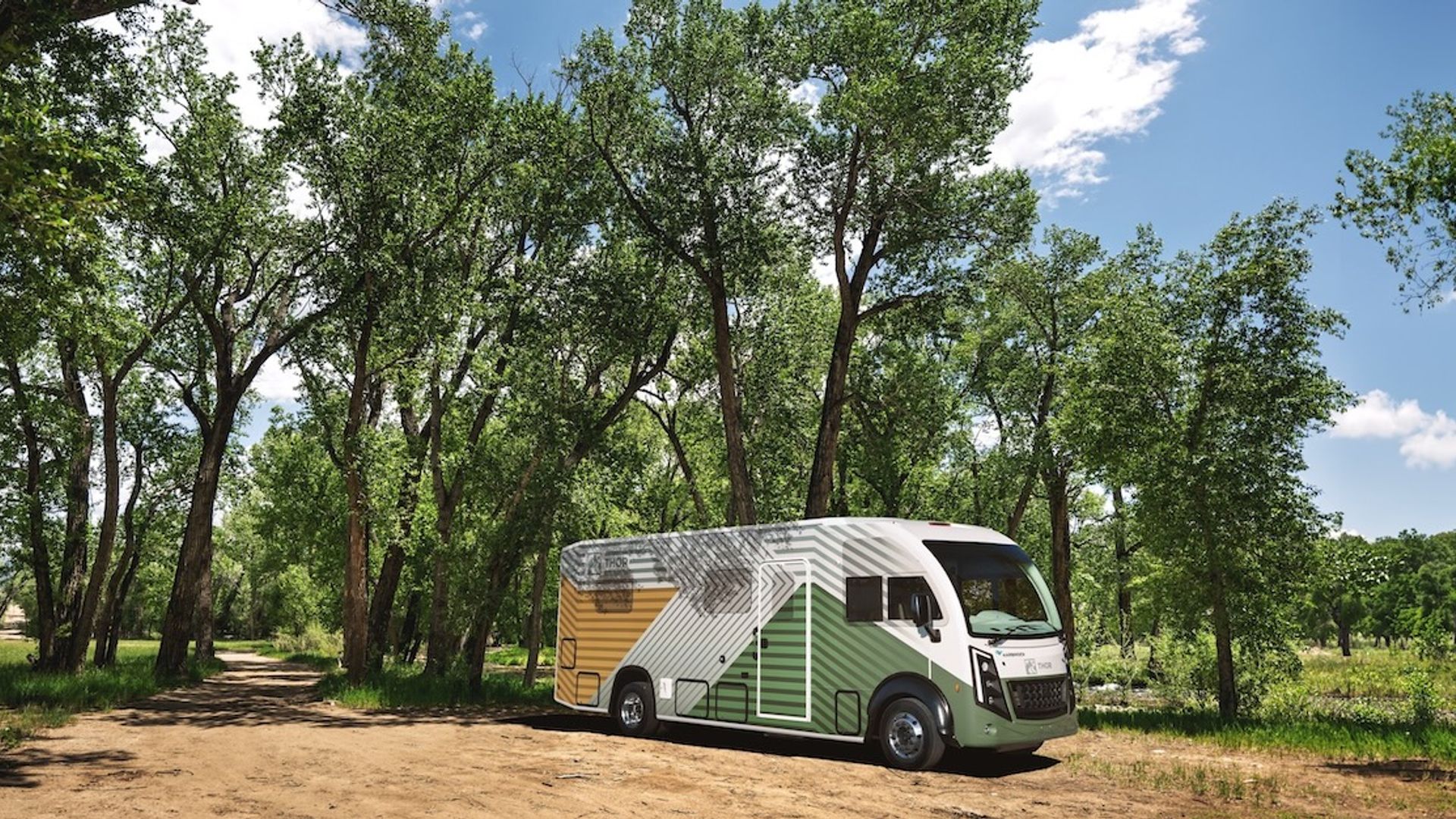 Concept di MotorHome elettrico con batteria da 140 kWh e un'autonomia di 800 km