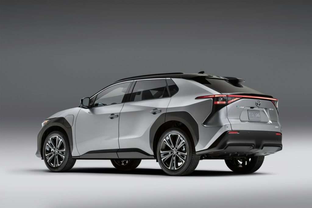 toyota bz4x posteriore