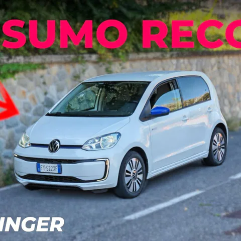 Copertina del video sul test di consumi e rigenerazione della Volkswagen e-Up! sulla tratta Malegno-Borno
