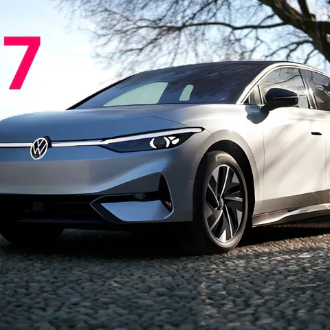 Copertina del video dedicato alla prova della Volkswagen ID.7, con analisi di tecnica, interni e comfort