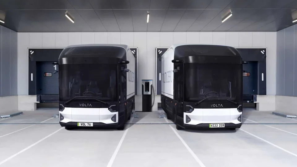 Volta Trucks Parcheggiati