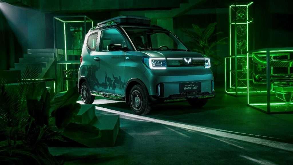 wuling mini ev anteriore