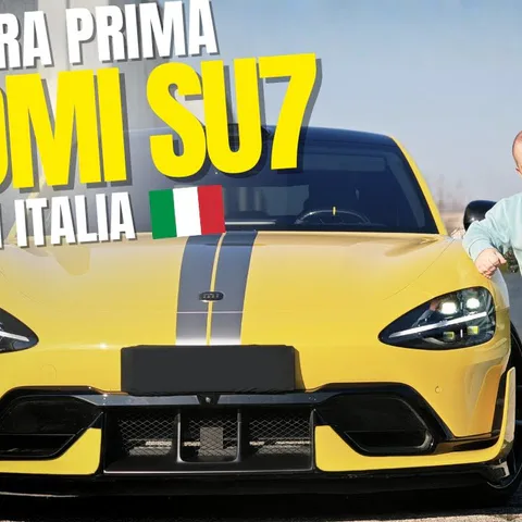 Copertina del video dedicato al primo contatto in Italia con la Xiaomi SU7 Ultra