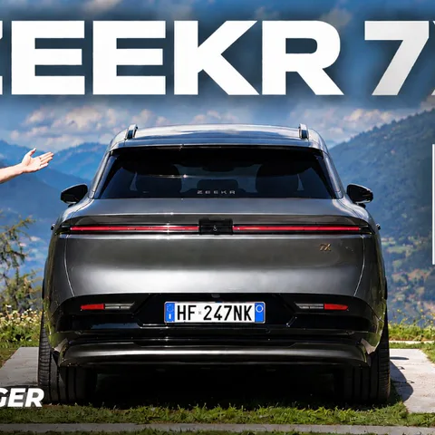 Copertina del video dedicato alla prova della Zeekr 7X Long Range, ai consumi e alla ricarica ad alta potenza